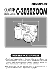 Olympus C3020 C-3020 Zoom Reference Manual (5.6 MB)