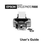 Epson R800 User's Guide