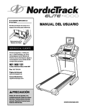 NordicTrack Elite 4000 Treadmill Spanish Manual