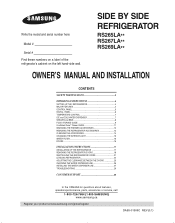 Samsung RS267LASH User Manual (user Manual) (ver.1.0) (English)