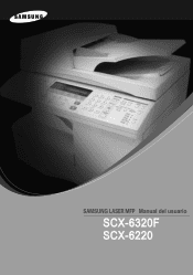 Samsung SCX 6320F User Manual (SPANISH)