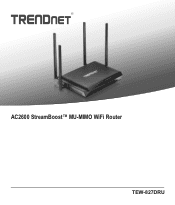 TRENDnet AC2600 Quick Installation Guide