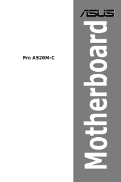 Asus Pro A520M-C/CSM Pro A520M-C Users Manual English