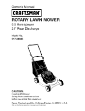 Craftsman Mower 50 Owners Manual
