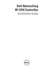 Dell W-7010 Controller Installation Guide