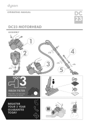 Dyson DC23 Operation Manual