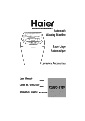 Haier XQB60-91BF User Manual