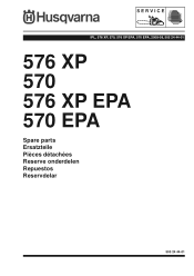 Husqvarna 576 XP AutoTune Parts Guide