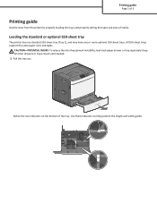Lexmark C792 Printing Guide