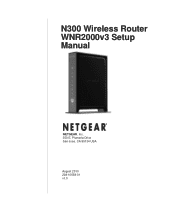 Netgear WNR2000-3XFNAS WNR2000v3 Setup Manual