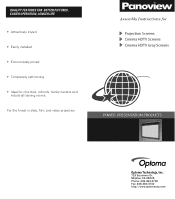 Optoma DS-3xxx User Manual