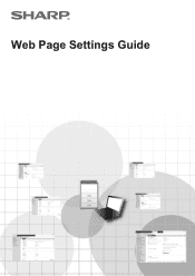 Sharp MX-B455W Web Page Settings Guide - MX-B355W | MX-B455W