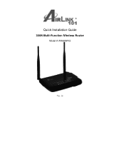 Airlink AR686WV2 Quick Installation Guide