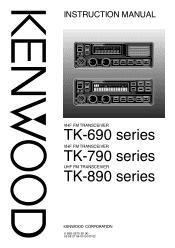 Kenwood TK-890 User Manual