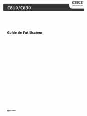 Oki C830dtn User Guide (Can French)