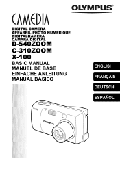 Olympus D540 D-540 Zoom Basic Manual (English)
