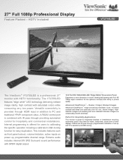 ViewSonic VT2755LED Brochure