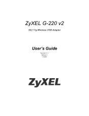 ZyXEL G-220 v2 User Guide