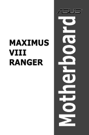 Asus MAXIMUS VIII RANGER User Guide