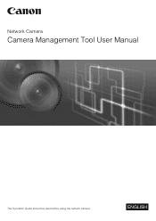 Canon VB-M640VE Camera Management Tool User Manual