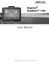 Magellan RoadMate 1400 Manual - English