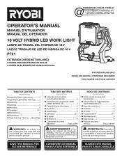 Ryobi P721 Operation Manual