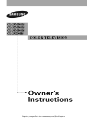 Samsung CL-29Z30HS User Manual (user Manual) (ver.1.0) (English)