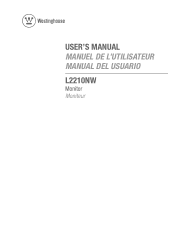 Westinghouse L2210NW User Manual