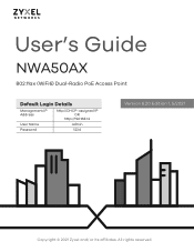 ZyXEL NWA50AX User Guide