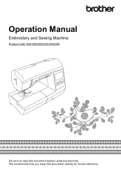 Brother International Innov-is NQ3500D Operation Manual