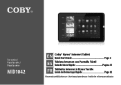 Coby MID1042 User Manual