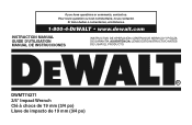 Dewalt DWMT74271 Instruction Manual