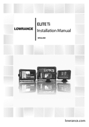 Lowrance Elite-9 Ti Installation Manual EN