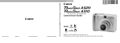 Canon A520 PowerShot A520/A510 Camera User Guide