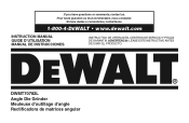 Dewalt DWMT70782L Instruction Manual