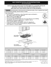 Electrolux EW30GC55GS Installation Instructions (All Languages)