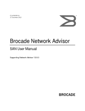 HP StoreFabric SN6500B Brocade Network Advisor SAN User Manual v12.0.0 (53-1002696-01, March 2013)