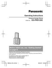 Panasonic KX-PRS120 Operating Instructions CA