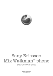 Sony Ericsson Mix Walkmantrade phone User Guide