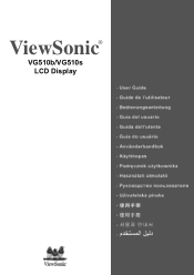 ViewSonic VG510B User Guide