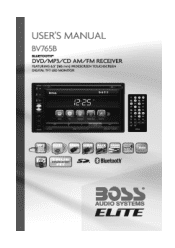 Boss Audio BV765BLC User Manual V2
