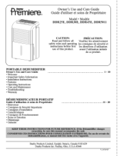 Danby DDR30E Product Manual