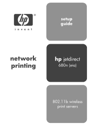 HP 680n HP Wireless Print Server 680n - (English) Setup Guide