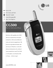 LG CG300 Data Sheet (English)