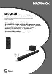 Magnavox MSB4620/F8 Leaflet Spanish