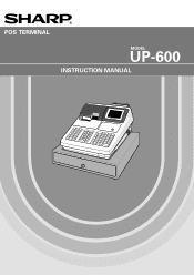 Sharp UP-600 UP-600 Operation Manual