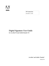 Adobe 22002486 Digital Signature User Guide