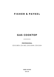Fisher and Paykel CDV3-304-N User Guide