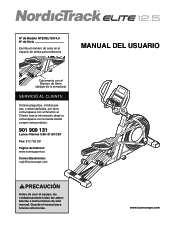 NordicTrack Elite 12.5 Elliptical Spanish Manual
