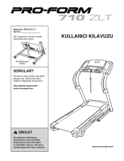 ProForm 710 Zlt Treadmill Turkish Manual